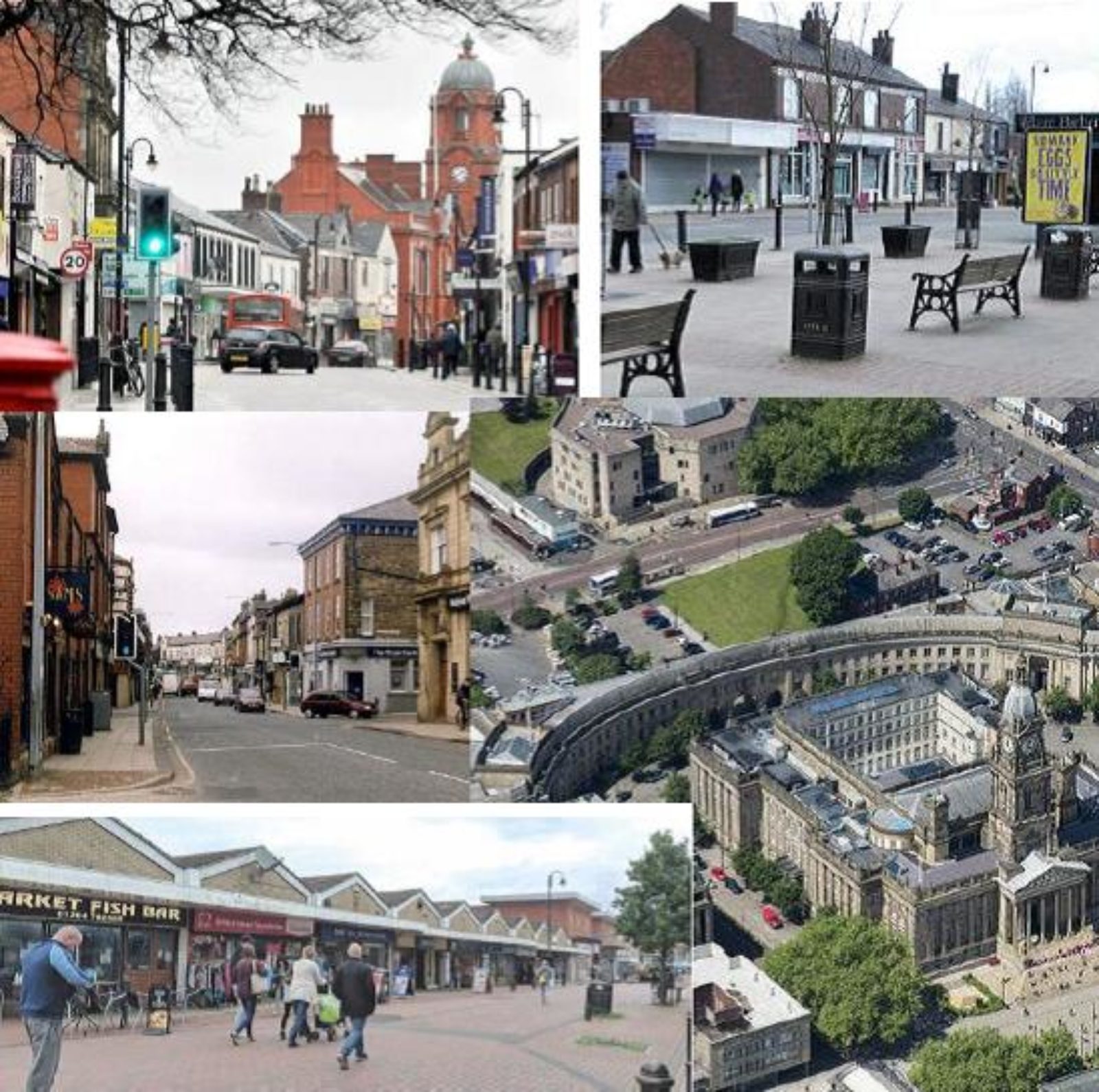 Town Centres in the Bolton Borough