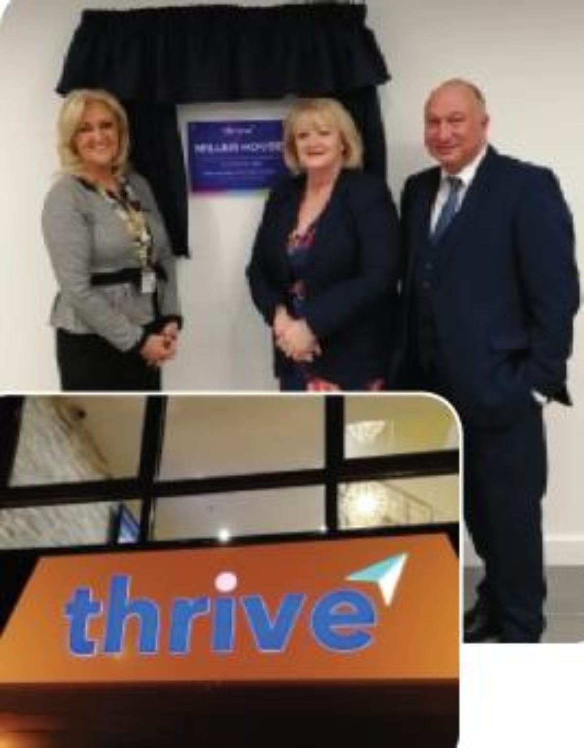 Cllr Jean Gillies welcomes Thrive to Farnworth