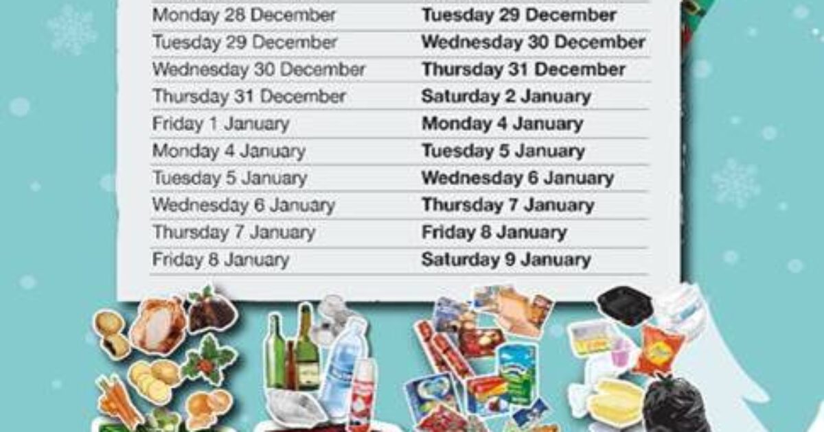Christmas Bin Collections Bolton Labour