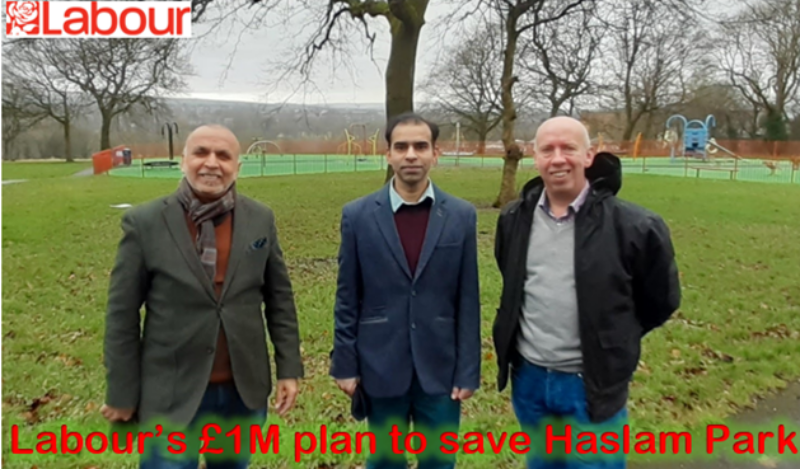 (L-R) Labour Group Deputy Leader Cllr Akhtar Zaman, Labour
